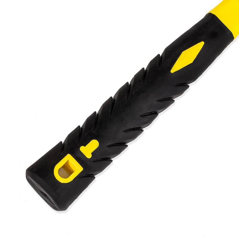 Martillo de trineo de latón de 2 libras Stark con mango de fibra de vidrio - 15160