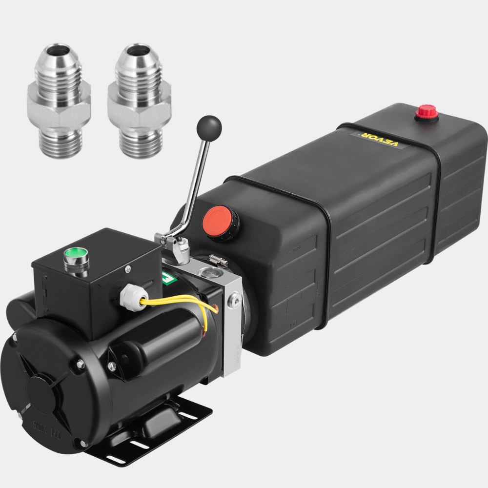 VEVOR Hydraulic Pump 2950 PSI 60HZ Hydraulic Power Unit 3 HP 220V Hydraulic Power Pack for 2 & 4 Post Lifts Car Lift Hydraulic Power Unit with 3.5 Gallon Reservoir - CZYYB14LQCJSQ60HZV7