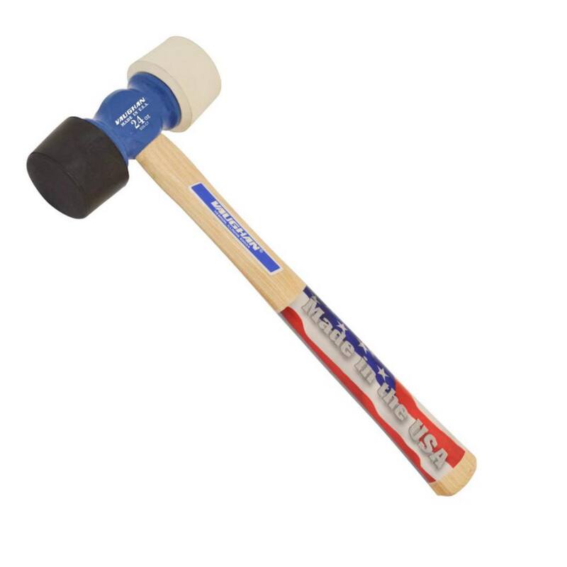 Martillo de goma Vaughan de 24 oz con mango de madera dura de 14 pulgadas - RM24