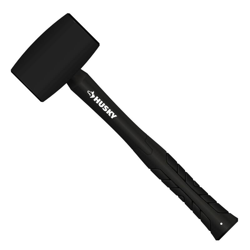 Mazo de goma negra de 16 oz con mango de fibra de vidrio - N-G16RBHK