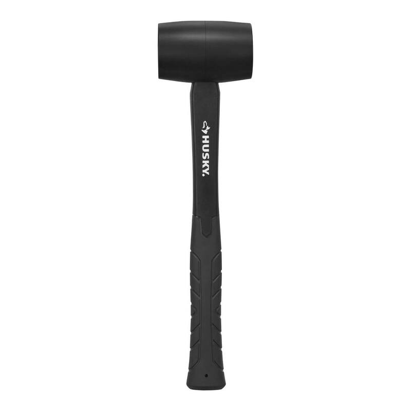 Mazo de goma negra de 16 oz con mango de fibra de vidrio - N-G16RBHK