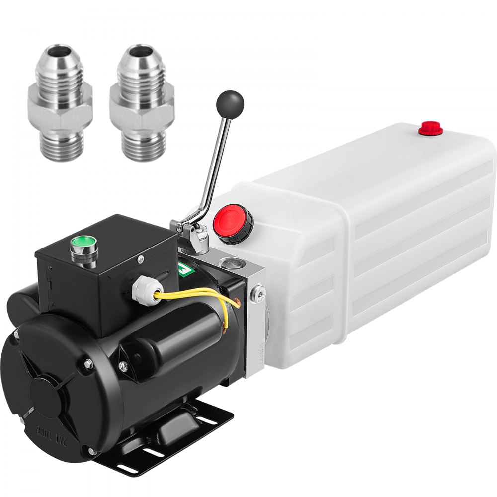 VEVOR Hydraulic Pump 2.2KW Car Lift Hydraulic Power Unit Hydraulic Power Pack 220V 3HP 50HZ 2750 PSI for Two and Four Post Lift Auto Hoist Car Lift with 6L Plastic Reservoir - QCJSQSLK000000001V0