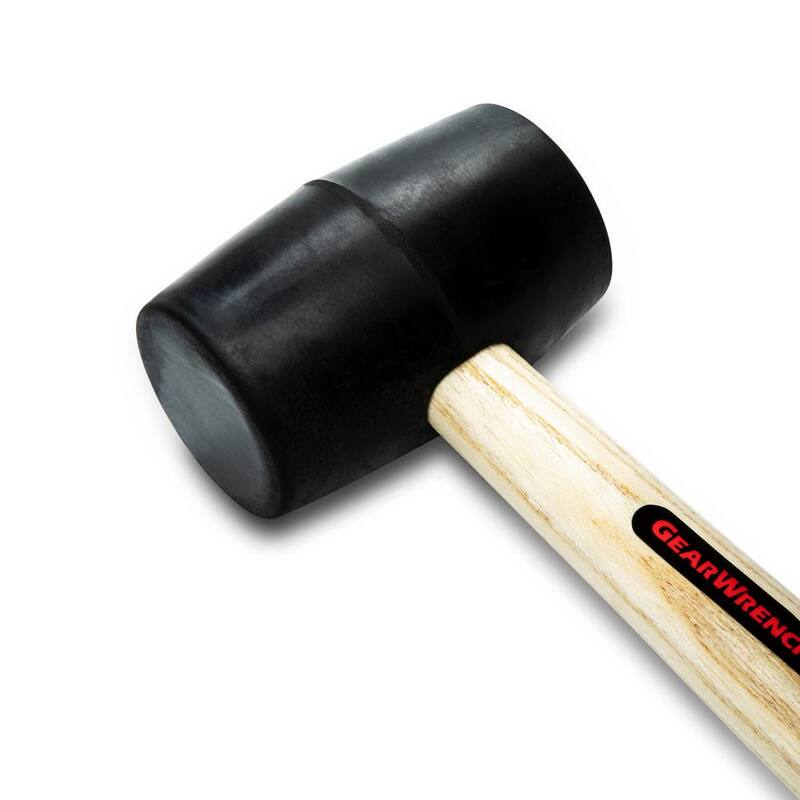 Martillo de goma con mango de nogal de 16 oz GEARWRENCH con mango de 10 pulgadas - 82259