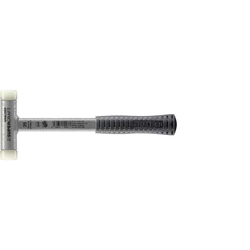 Martillo Halder Supercraft 25 Dead Blow de 0.85 lbs. con mango de nylon de 10.63 pulgadas y agarre de goma - 3377.025