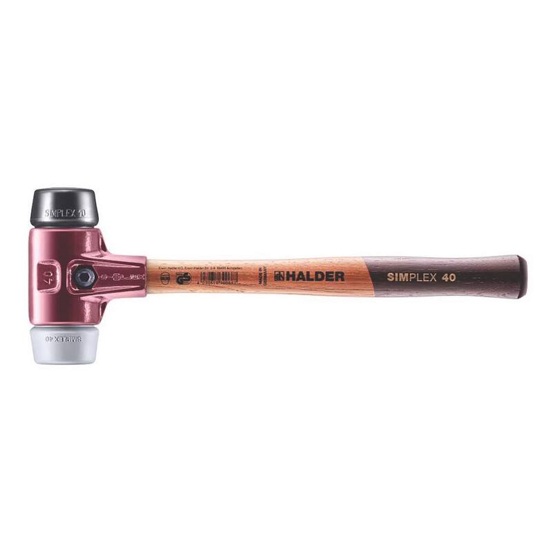 Mazo Halder de 22 oz. Simplex 40 con insertos negros de goma y grises para no marcar - 3023.040
