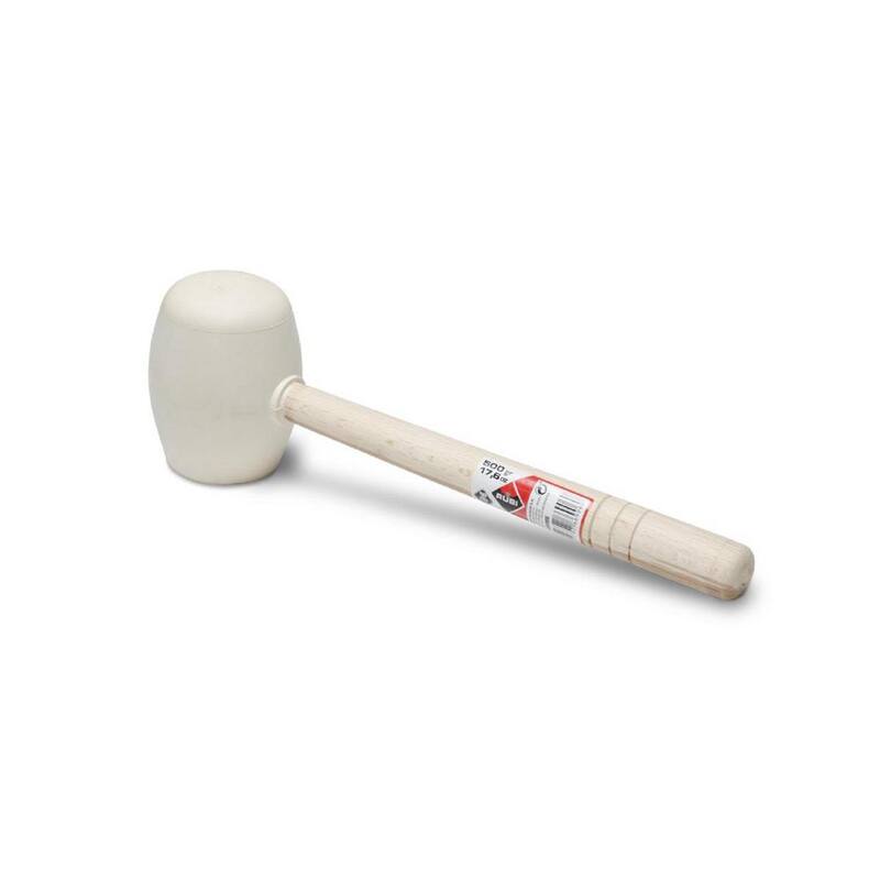 17.6 oz. Mazo de goma blanca Rubi sin marca - 66906