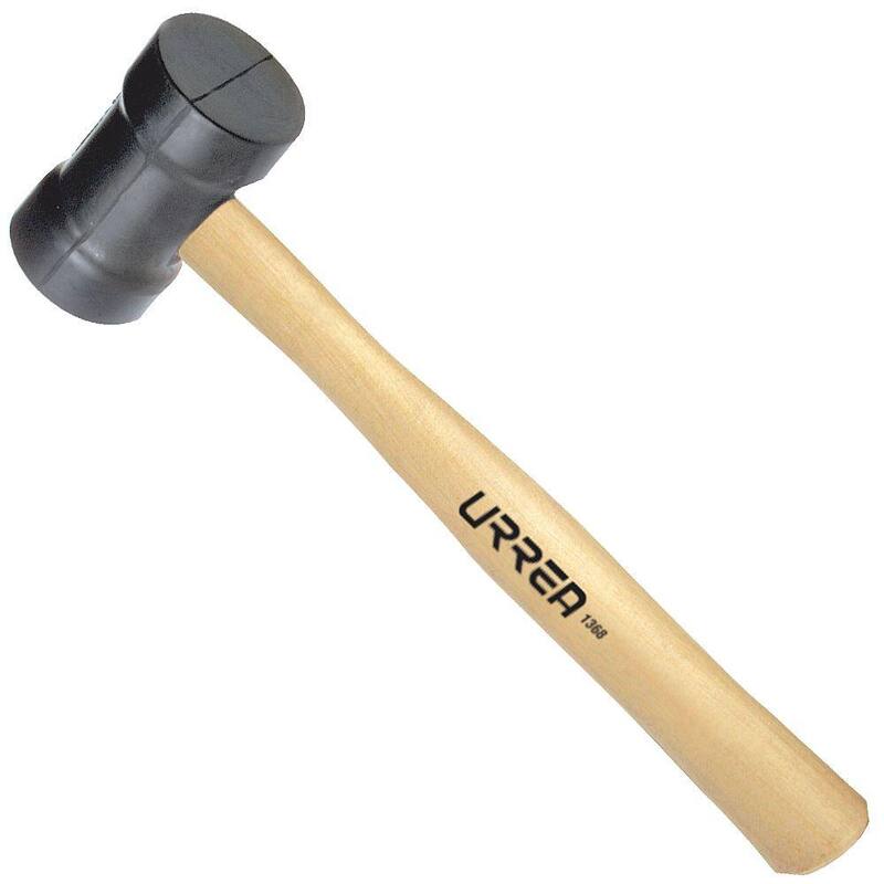 URREA Mazo de goma de 16 oz. con mango de roble - 1367