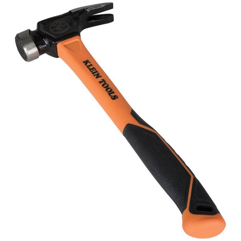 Martillo de garra de electricista con corte fresado - 832-26 de Klein Tools