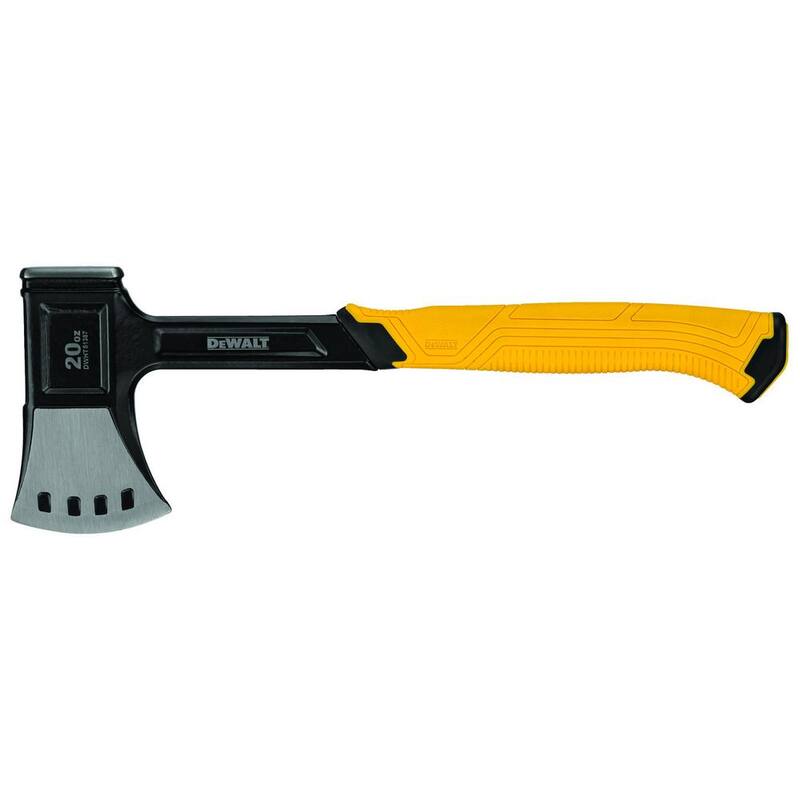 Hacha para campamento de acero de 20 oz con mango de 11-3/4 pulgadas de DEWALT - DWHT51387