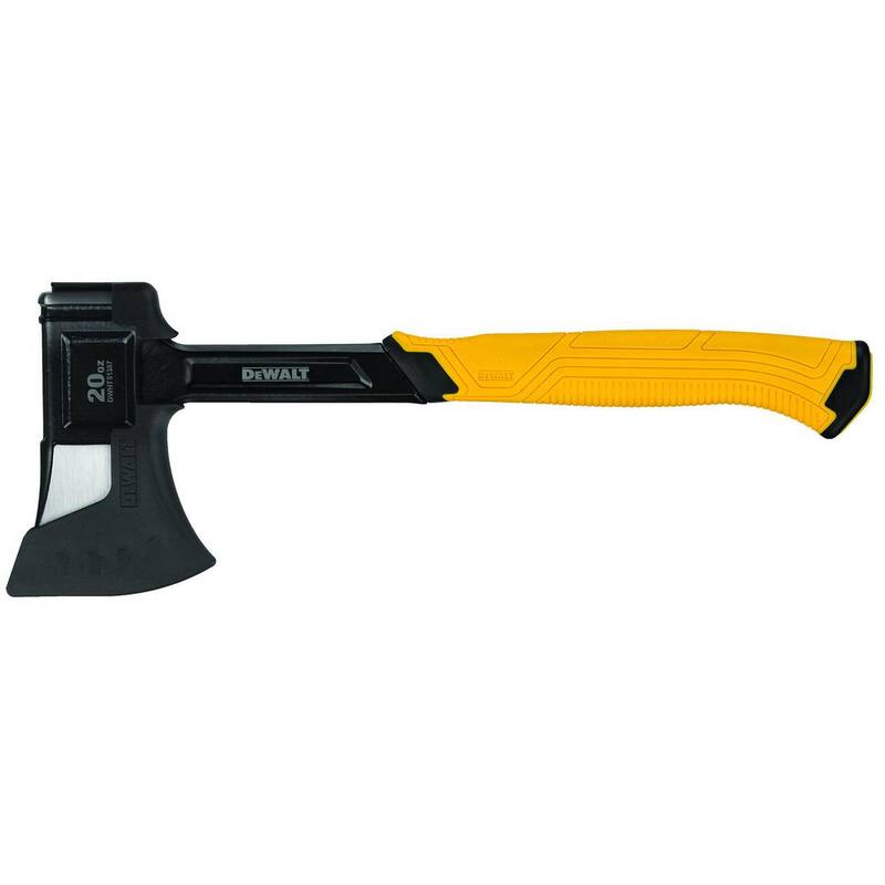 Hacha para campamento de acero de 20 oz con mango de 11-3/4 pulgadas de DEWALT - DWHT51387