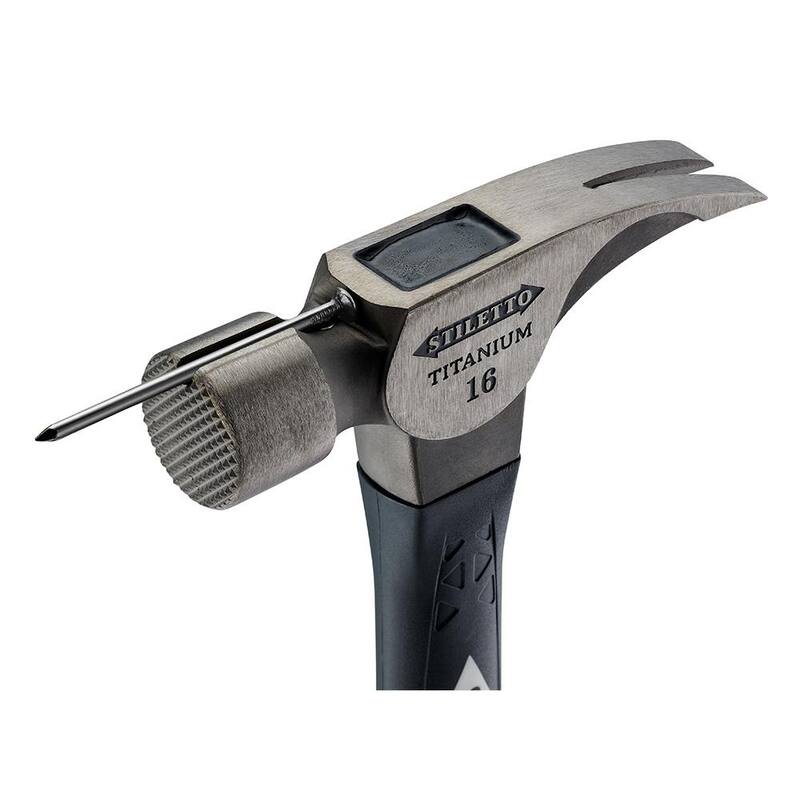 Martillo de fibra de vidrio curvado de 16 oz con mango de 18 pulgadas - TI16MC-F