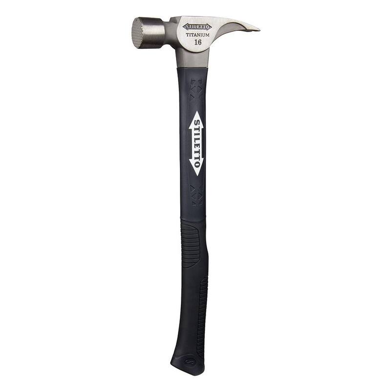 Martillo de fibra de vidrio curvado de 16 oz con mango de 18 pulgadas - TI16MC-F