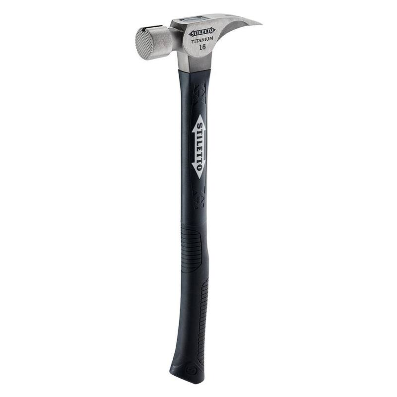 Martillo de fibra de vidrio curvado de 16 oz con mango de 18 pulgadas - TI16MC-F