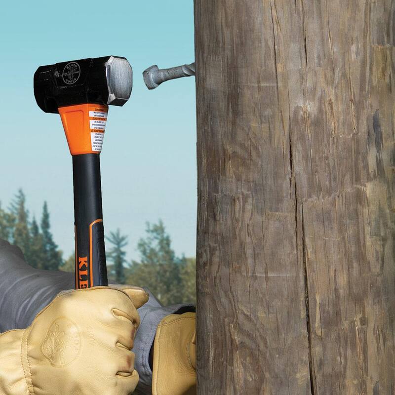 Martillo de acero de 32 oz. de doble cabeza para linieros - 809-36 de Klein Tools
