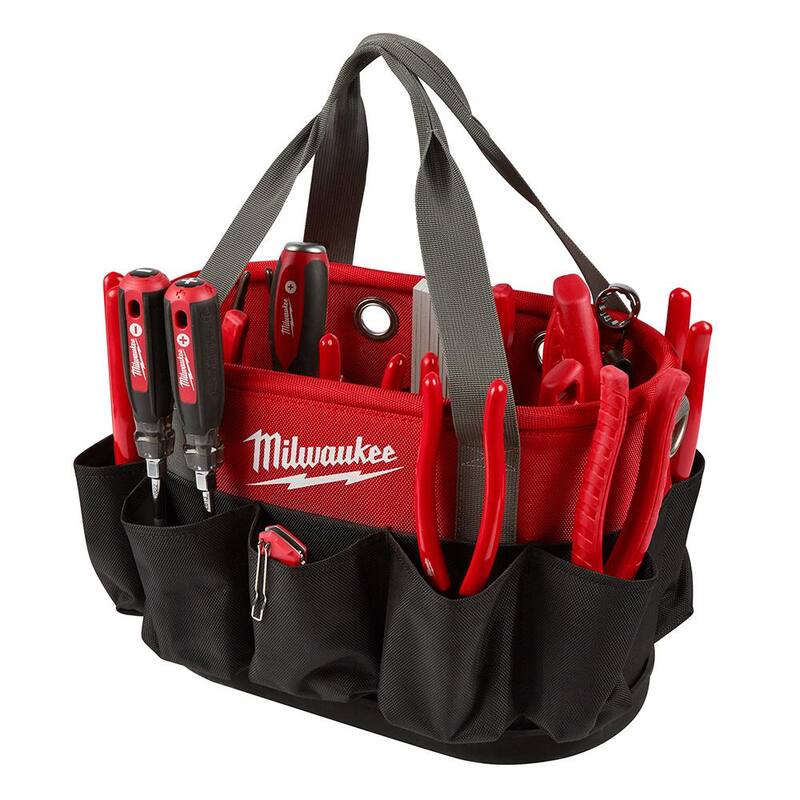 Martillo de operario de línea de 36 oz. 4-en-1 de Milwaukee con bolsa ovalada subterránea de 10.4 pulgadas - 48-22-9040-48-22-8275