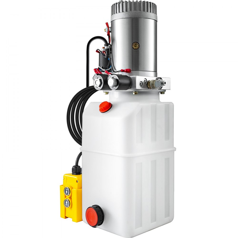 6 Quart Double Acting Hydraulic Pump Dump Trailer Unloading Repair Plastic - CZYYB2LDCFSZY6KT1V0