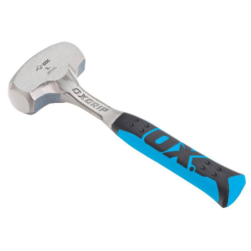 Martillo de Club Pro de 3 lbs. OX TOOLS con mango de goma - OX-P082703