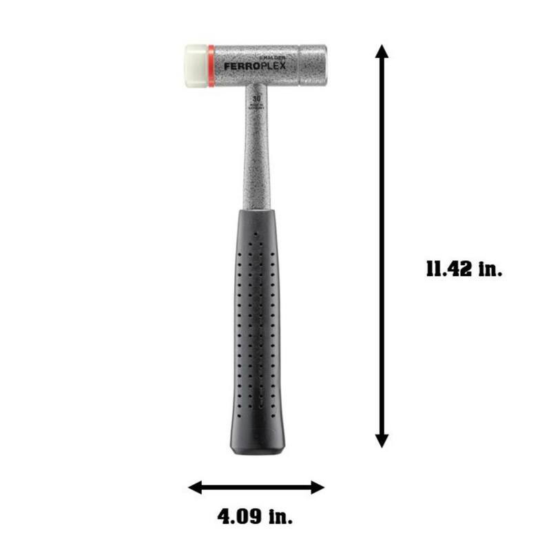Martillo de Acero Inoxidable 2 en 1 de 1.32 libras con Mango de Acero de 11.42 pulgadas y Agarre de Goma - 3677.030