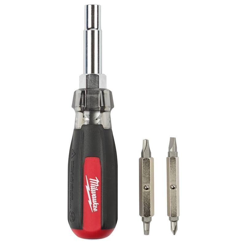 Destornillador combinado Milwaukee 13-en-1 con punta múltiple y mango acolchonado - 48-22-2880