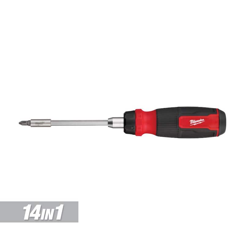 Milwaukee Desarmador Multi-Bit de Trinquete 14 en 1 - 48-22-2903
