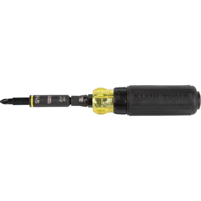 Destornillador multi-broca de impacto con trinquete de 11 en 1 Klein Tools con mango universal - 32500HDRT