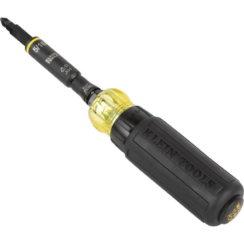 Destornillador multi-broca de impacto con trinquete de 11 en 1 Klein Tools con mango universal - 32500HDRT