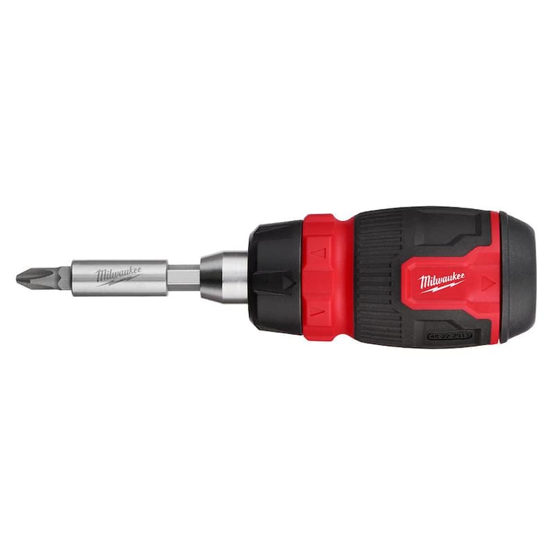 Milwaukee Destornillador compacto multipuntas de trinquete 8-en-1 - 48-22-2913
