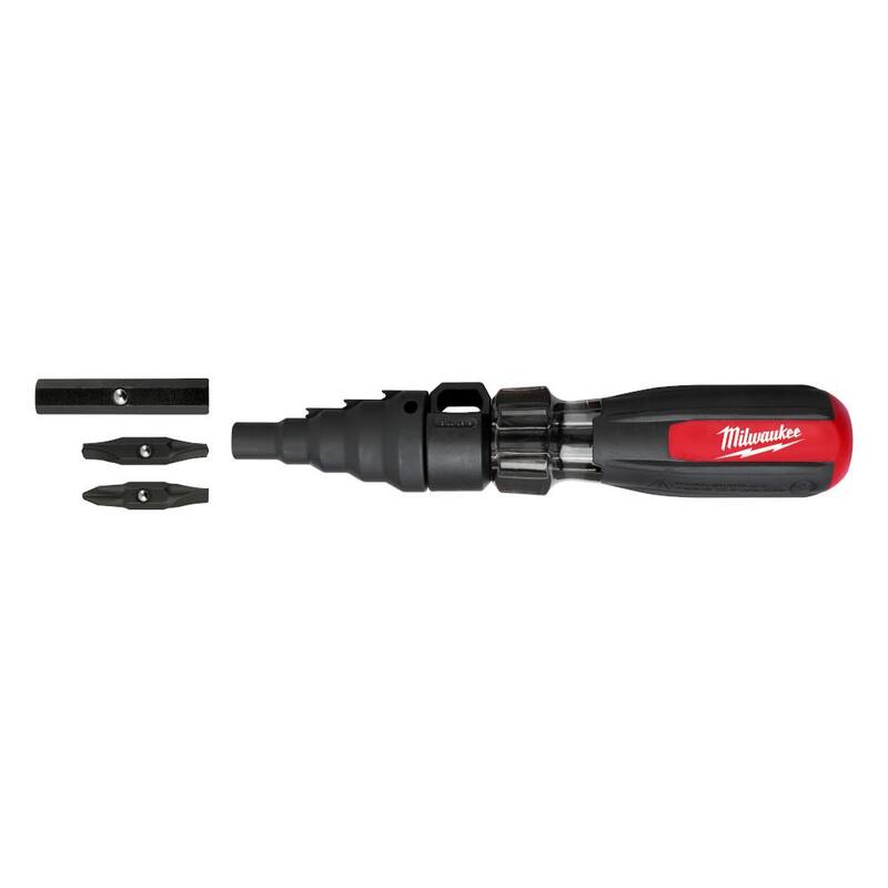 Milwaukee Destornillador de múltiples puntas para barrenar conductos de 7-1/1 pulgadas - 48-22-2870