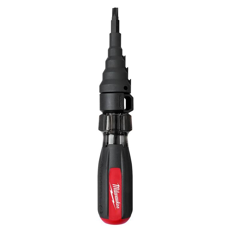 Milwaukee Destornillador de múltiples puntas para barrenar conductos de 7-1/1 pulgadas - 48-22-2870
