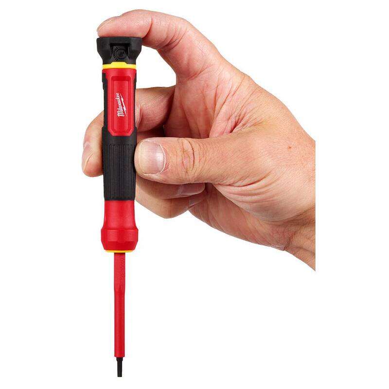 Milwaukee Destornillador de precisión multi-bits aislado de 1000V de 8 en 1 - 48-22-2217