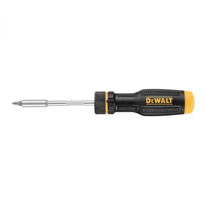 Juego de desarmadores de multiples puntas con trinquete DEWALT (11 piezas) - DWHT68002