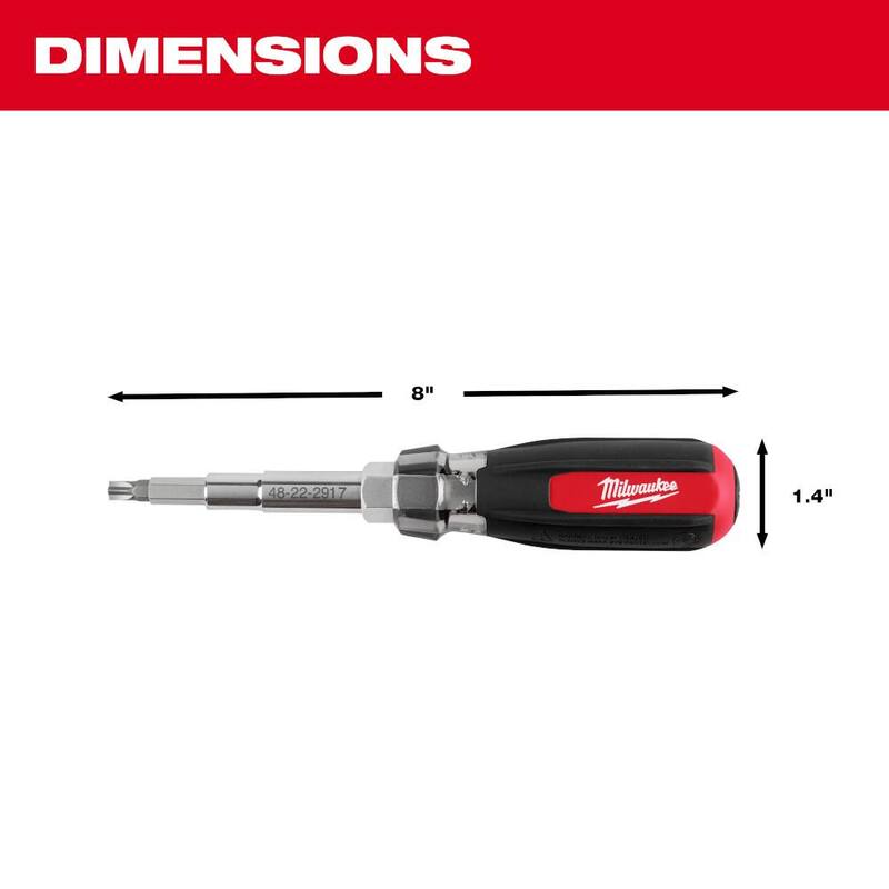 Destornillador multi-brocas magnético de 13 en 1 de Milwaukee - 48-22-2917