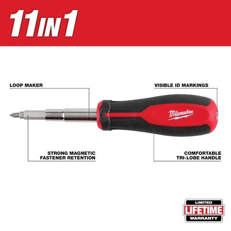 Desarmador multifuncional magnético de 11 en 1 de Milwaukee - 48-22-2914