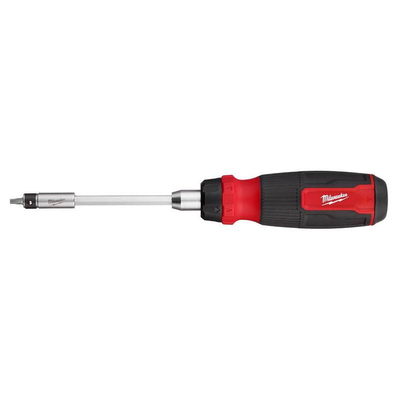 Milwaukee 27 pulgadas 1-Ratcheting Security Multi-Bit Screwdriver - 48-22-2912