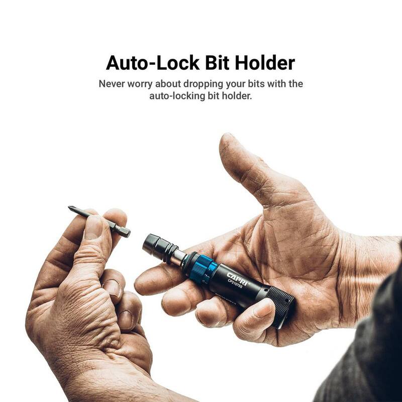Set de destornilladores de torque de precisión certificado de Capri Tools de 1.5 a 6 pulgadas-libras en incrementos de 0.05 pulgadas-libras - 20175S
