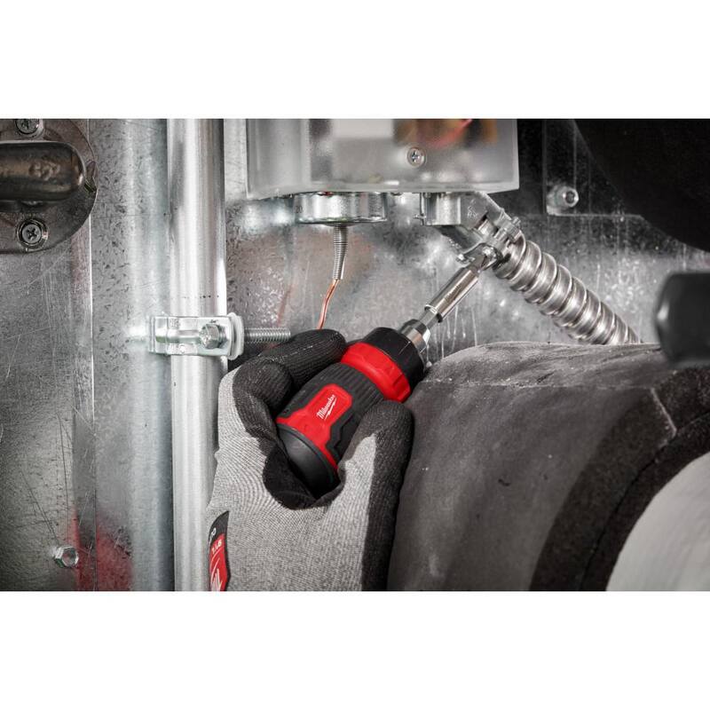 Milwaukee 14 en 1 Ratcheting Multi-Bit con destornillador compacto multi-bit de 8 en 1 y cuchillo FASTBACK 6 en 1 (conjunto de 3 piezas) - 48-22-2905-48-22-1505