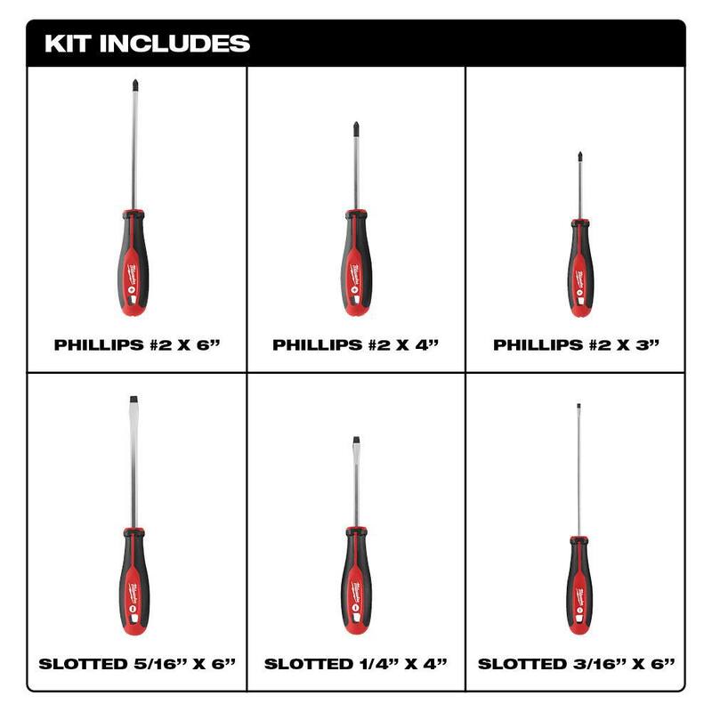 Set de destornilladores de 16 piezas de Milwaukee con destornilladores de precisión - 48-22-2612-48-22-2706