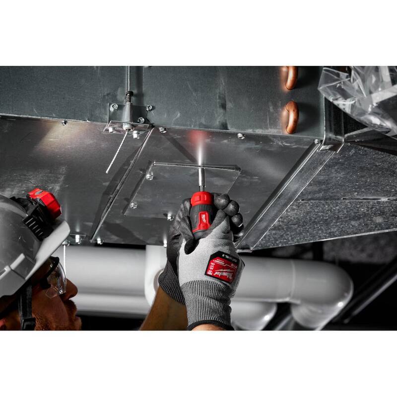Milwaukee 8-en-1 Destornillador Multibit Compacto con Cuchillos Utilitarios Plegables Fastback 6-en-1 con Hoja de Uso General (2 Piezas) - 48-22-2910-48-22-1505