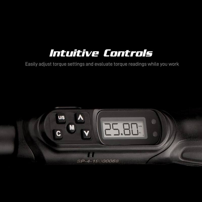Herramienta de Torque Digital de Dirección Dual Certificada Capri Tools de 1.77 in./lbs a 35.39 in./lbs - 26000