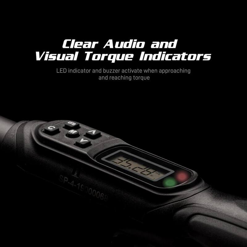 Herramienta de Torque Digital de Dirección Dual Certificada Capri Tools de 1.77 in./lbs a 35.39 in./lbs - 26000