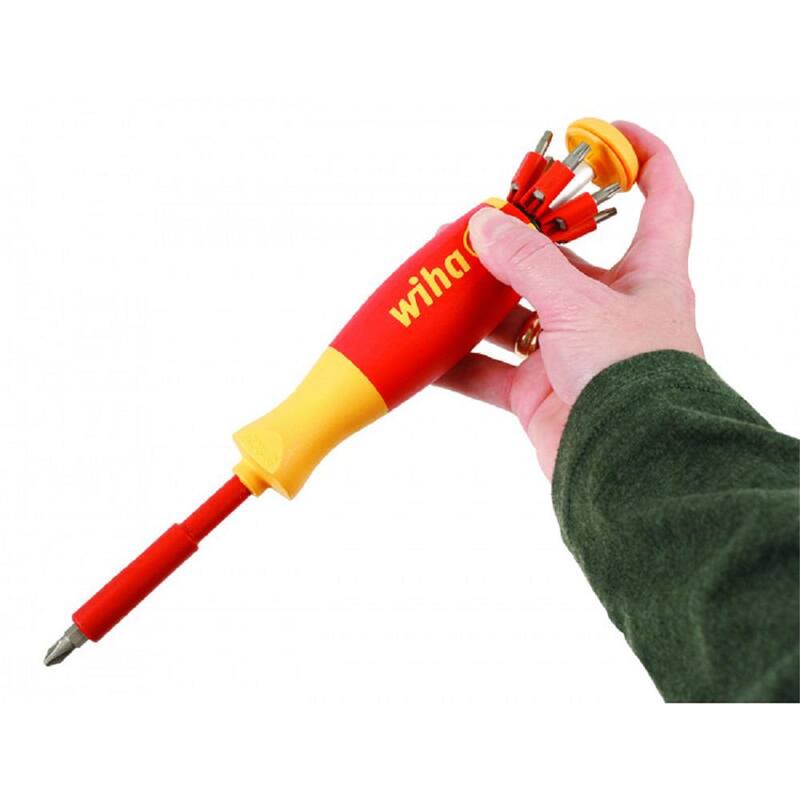 Wiha Insulated Ultra Driver 12 en 1 Portainsertos para Puntas Torx - 38051