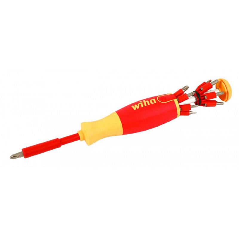 Wiha Insulated Ultra Driver 12 en 1 Portainsertos para Puntas Torx - 38051