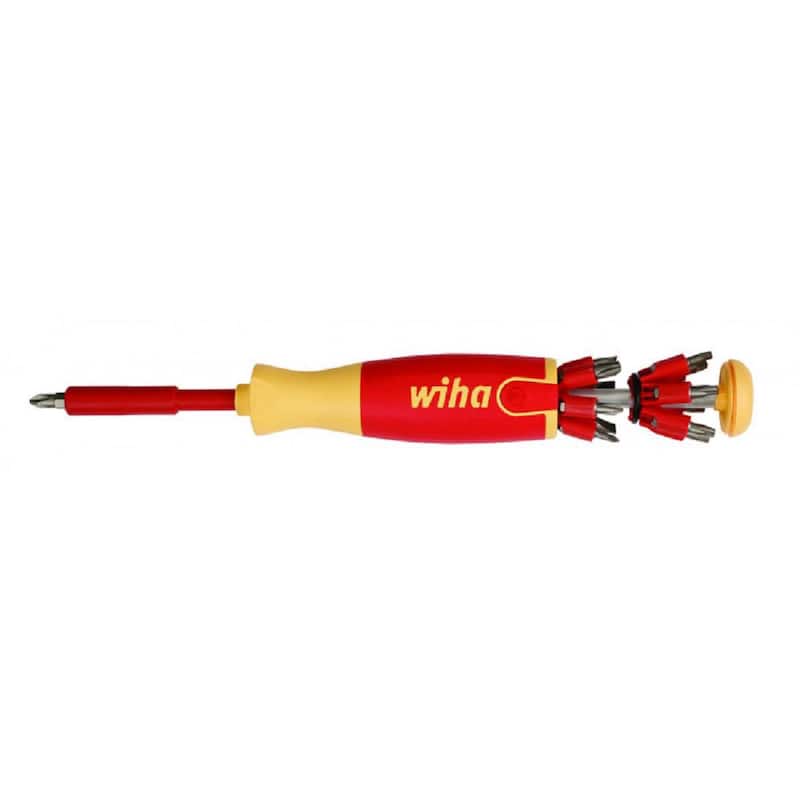 Wiha Insulated Ultra Driver 12 en 1 Portainsertos para Puntas Torx - 38051