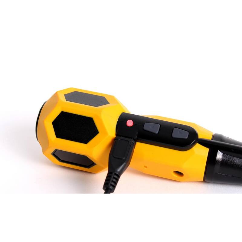 Atornillador eléctrico y manual híbrido Duo USB recargable en amarillo con 4 puntas - HIV-004Y