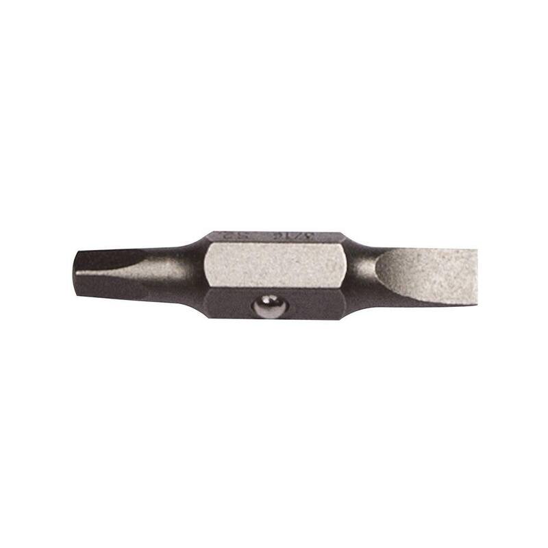 Juego de 2 piezas de puntas de repuesto cuadrada #2 y ranurada de 3/16 pulgadas de Klein Tools - 32399