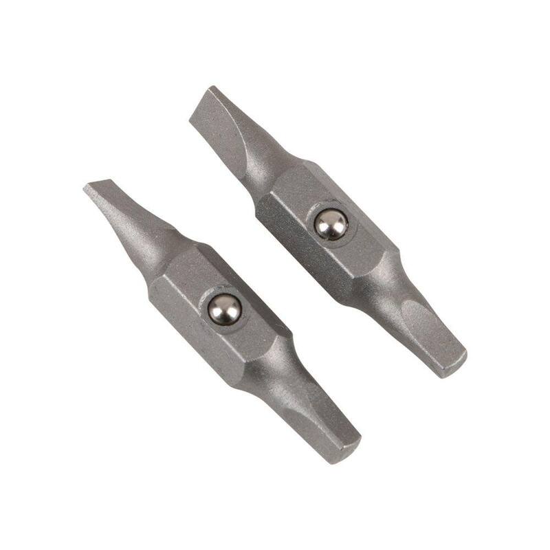 Juego de 2 piezas de puntas de repuesto cuadrada #2 y ranurada de 3/16 pulgadas de Klein Tools - 32399