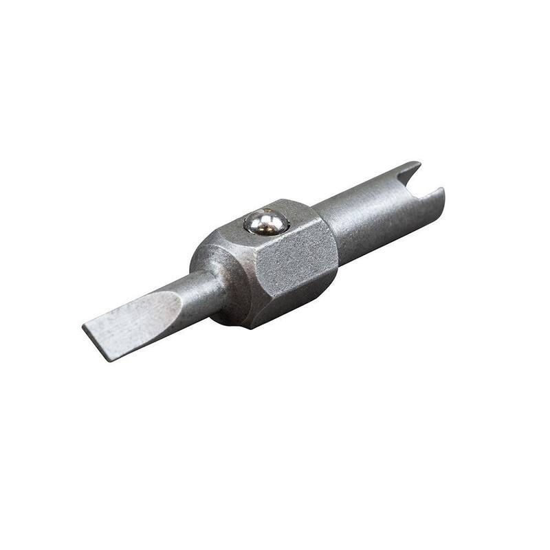 Herramientas Klein 1/8 pulg. Bit de reemplazo Ranurado y Schrader - 13231