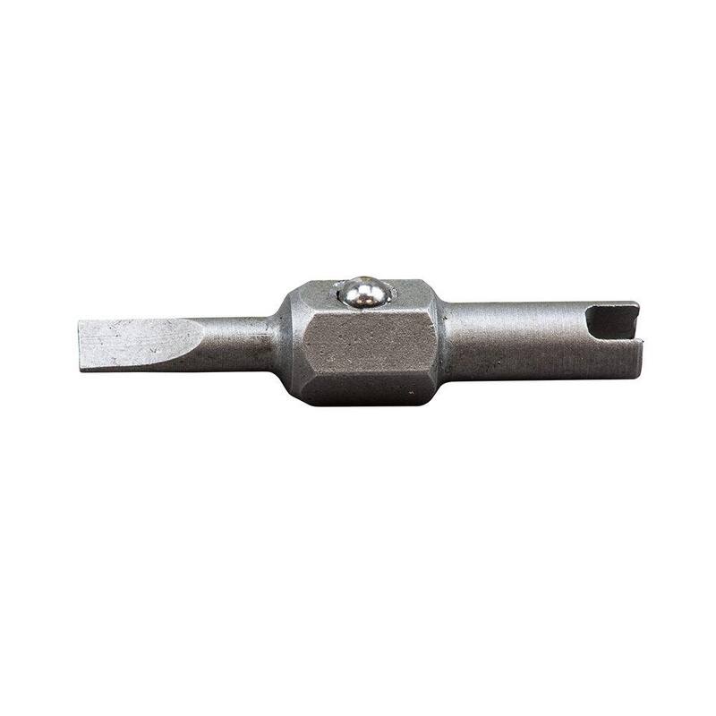 Herramientas Klein 1/8 pulg. Bit de reemplazo Ranurado y Schrader - 13231