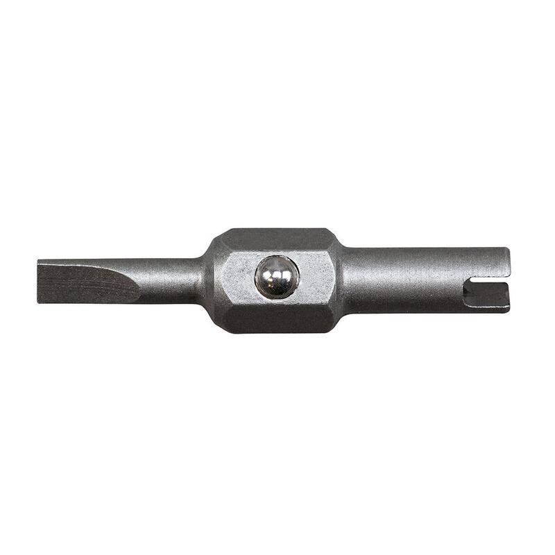 Herramientas Klein 1/8 pulg. Bit de reemplazo Ranurado y Schrader - 13231