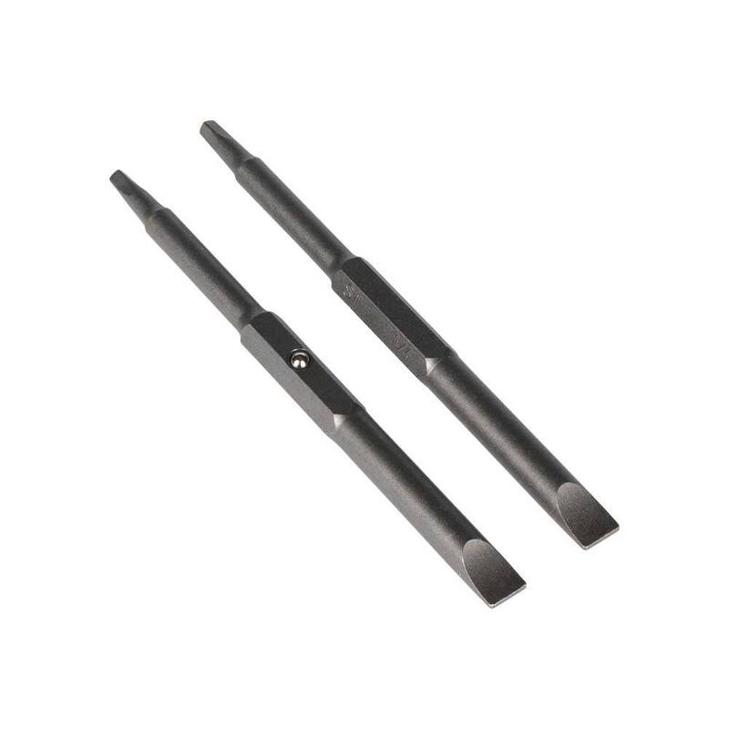 Herramientas Klein #1 Cuadrada y 1/4 pulgadas para puntas deslizantes (2 piezas) - 32411
